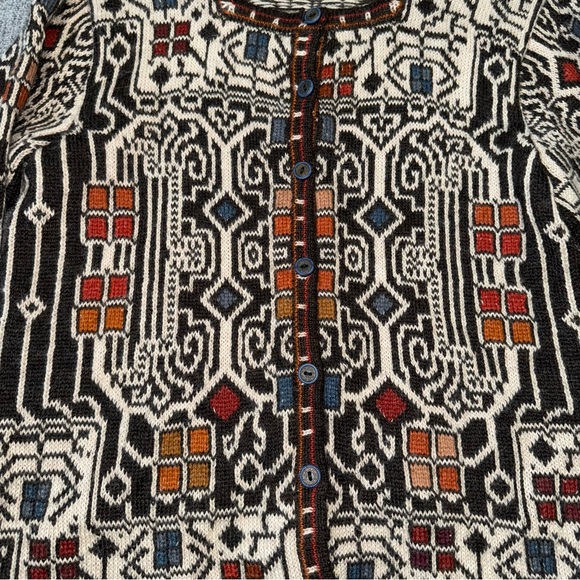Vintage Intiwara Alpaca Cardigan - Picture 2 of 4
